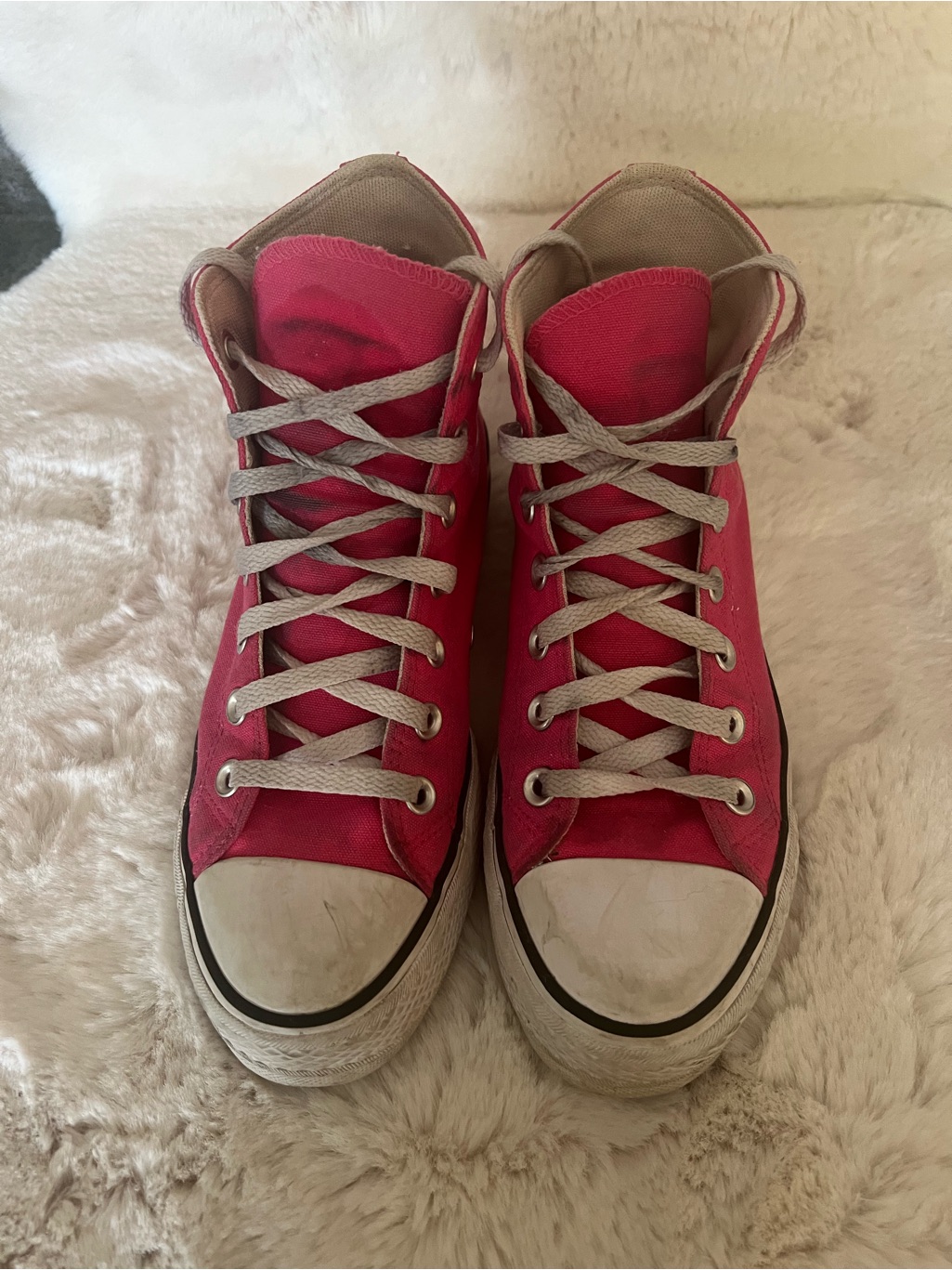Converse Chuck Taylor All Star Platform High-Top Platform Sneakers Sz 6.5